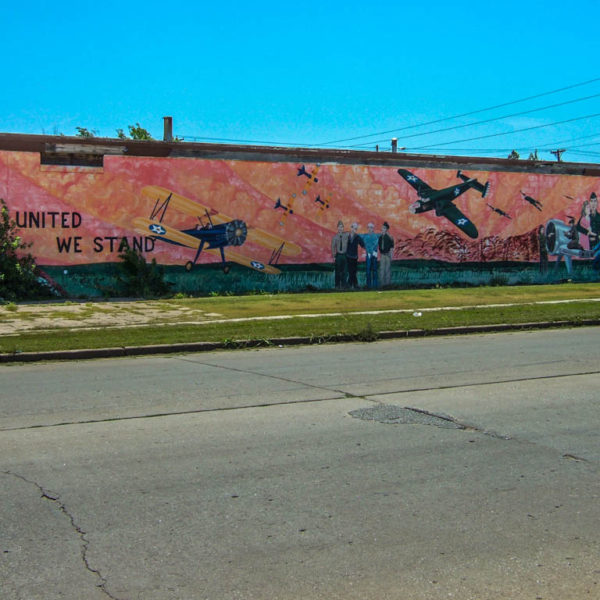 United We Stand [To the Boys] - 2730 S. Roosevelt - by Rich Regan, 2002 - photo from 2008