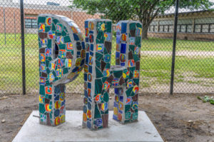 PH - Price Harris Elementary School - 706 Armour - [Fifth Grade] class of '95 with Ted Krone - Teddy Gingerich and Debra Ringler, tiles, [Fifth Grade] class of '98 with Terry Corbett , 1995, 1998 - photo from 2009