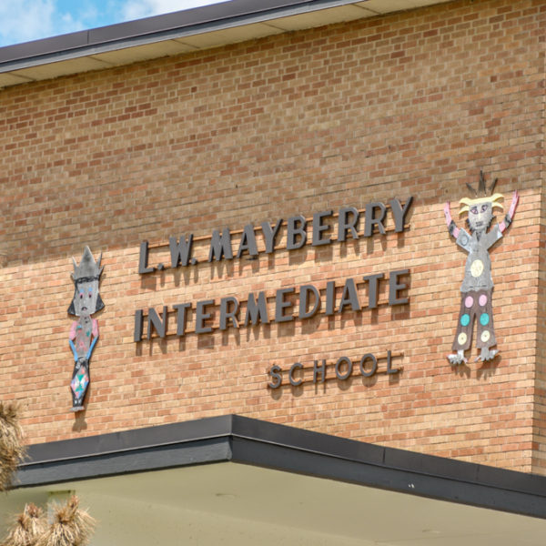 L.W. Mayberry Intermediate School - 207 S. Sheridan - photo from 2009